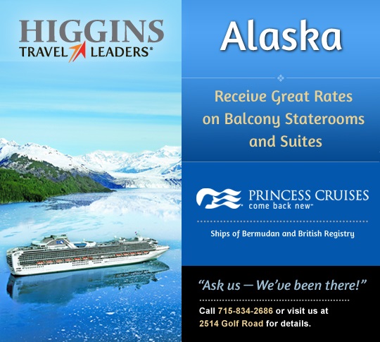 Higgins Travel: Alaska Princess Cruises