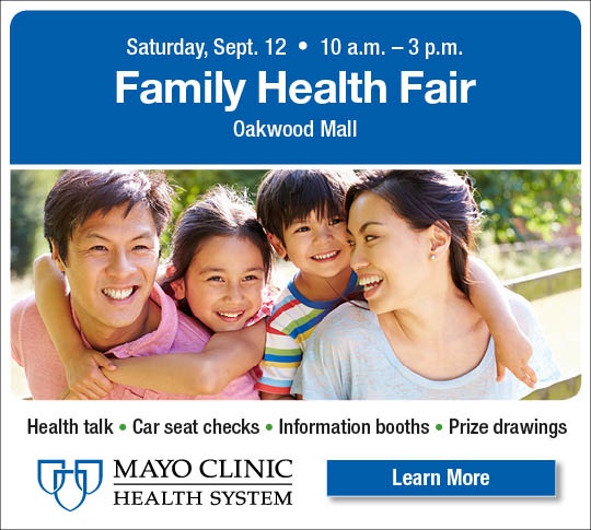 Mayo Clinic Health System Family Health Fair: Sept 12