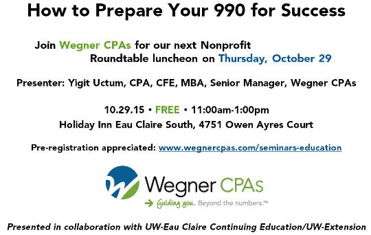 Wegner CPAs: How to Prepare Your 990 for Success