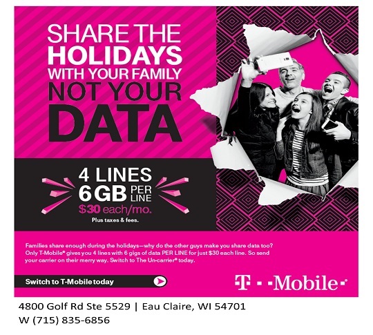 T-Mobile: Share the Holidays with Family Not Your Data