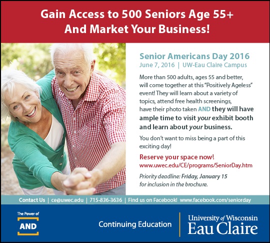 UW-Eau Claire Continuing Education: Senior Americans Day
