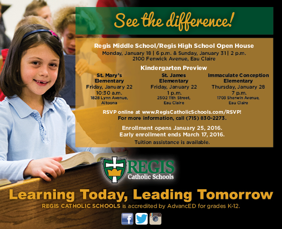 Regis Catholic Schools Open House