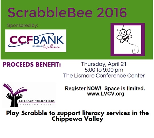 Literacy Volunteers: ScrabbleBee 2016