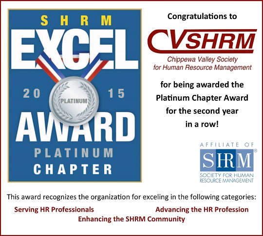 CVSHRM: Platinum Chapter Award