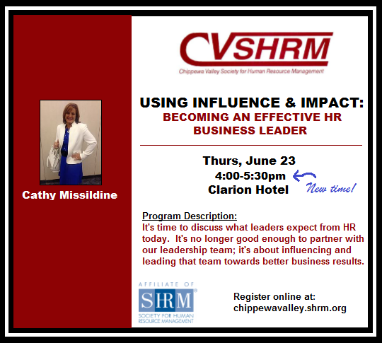 CVSHRM: Using Influence & Impact