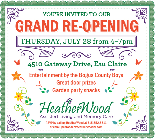 Heatherwood: Re-Opening
