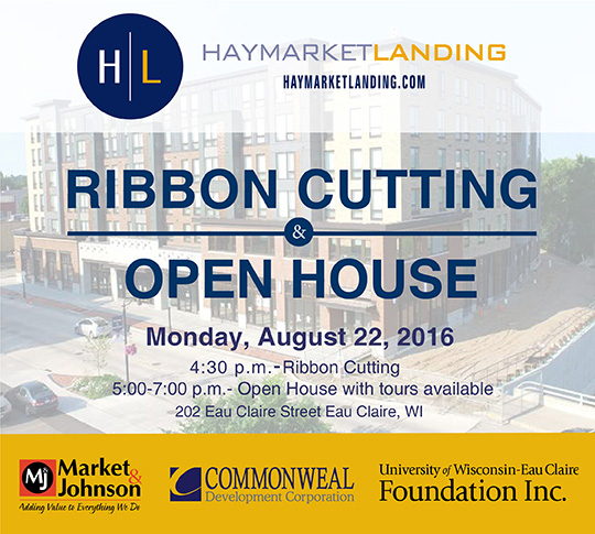 Haymarket Landinf Ribbon Cutting