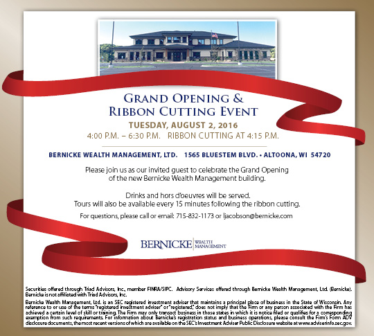 Bernicke Grand Opening & Ribbon Cutting