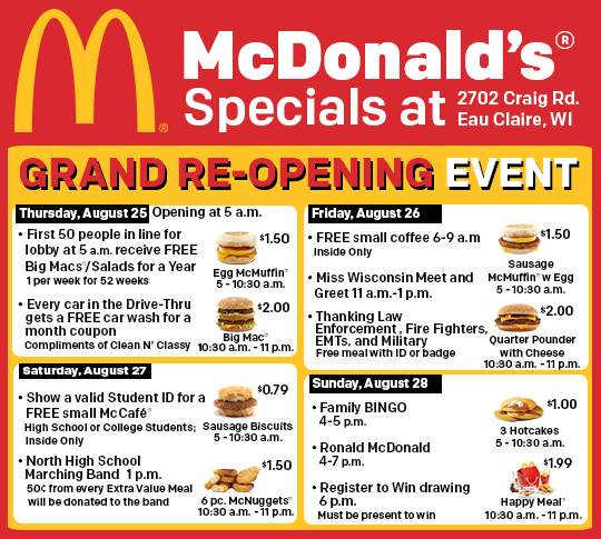 McDonalds Craig Rd Grand Re-Opening