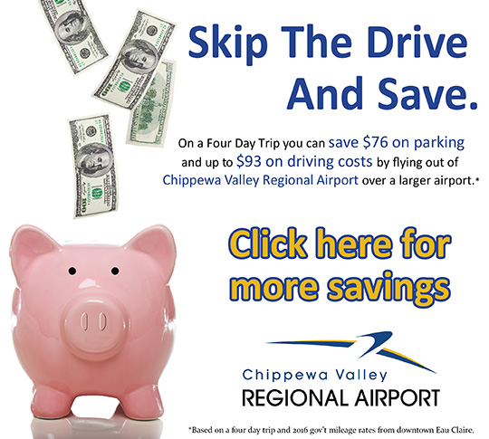 Chippewa Valley Regional Airport: Click Here for More Savings