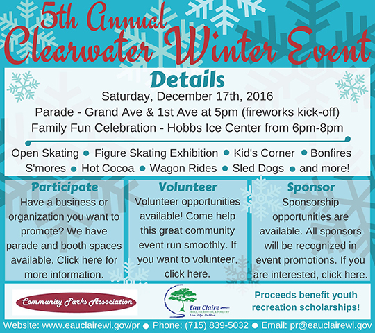 5ht Annual Clearwater Winter Event