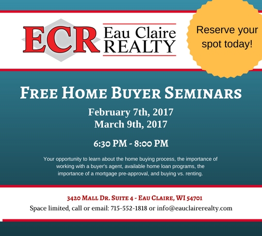 Eau Claire Realty: Free Home Buyer Seminars