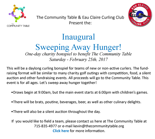 The Community Table: Sweeping Away Hunger