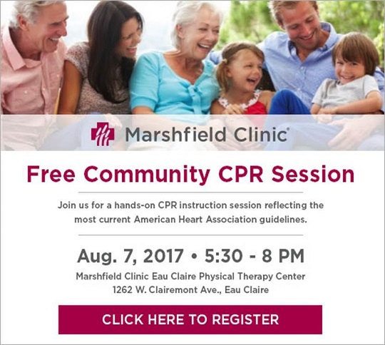 Marshfield Clinic: Free Community CPR Session
