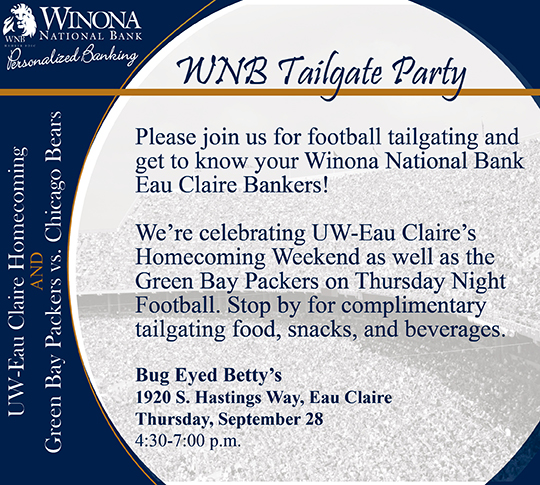 Winona National Bank: Tailgate Party 
